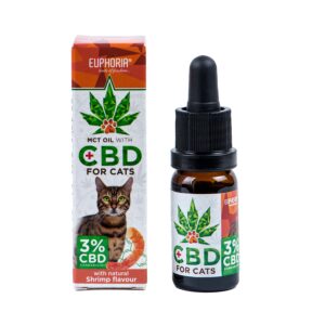 EUPHORIA CBD масло за котки 3% Euphoria_CBD_Oil_3_Cat_Shrimp_Flavour